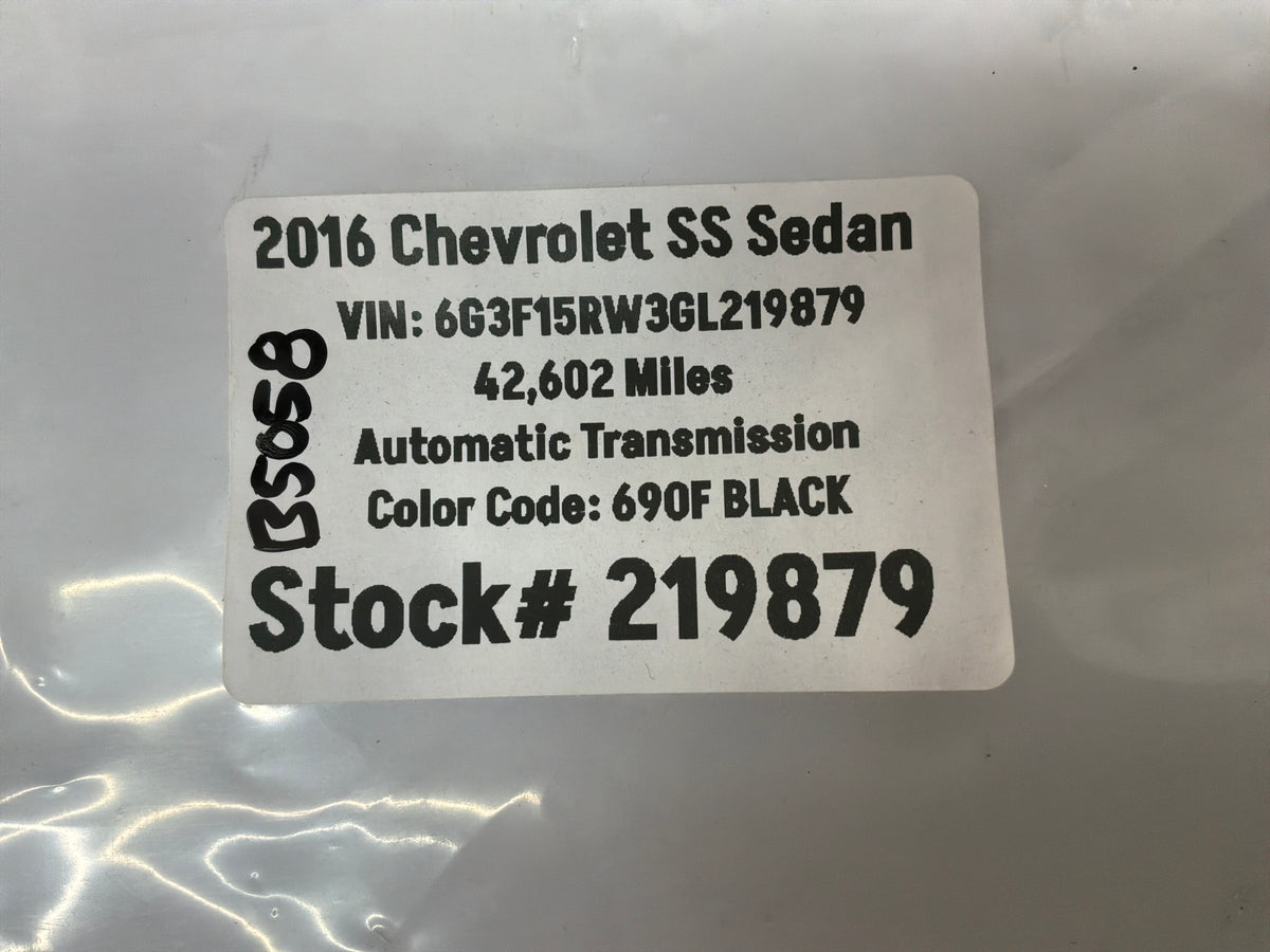 2016 Chevy SS Sedan Body Control Module BCM Computer Module OEM