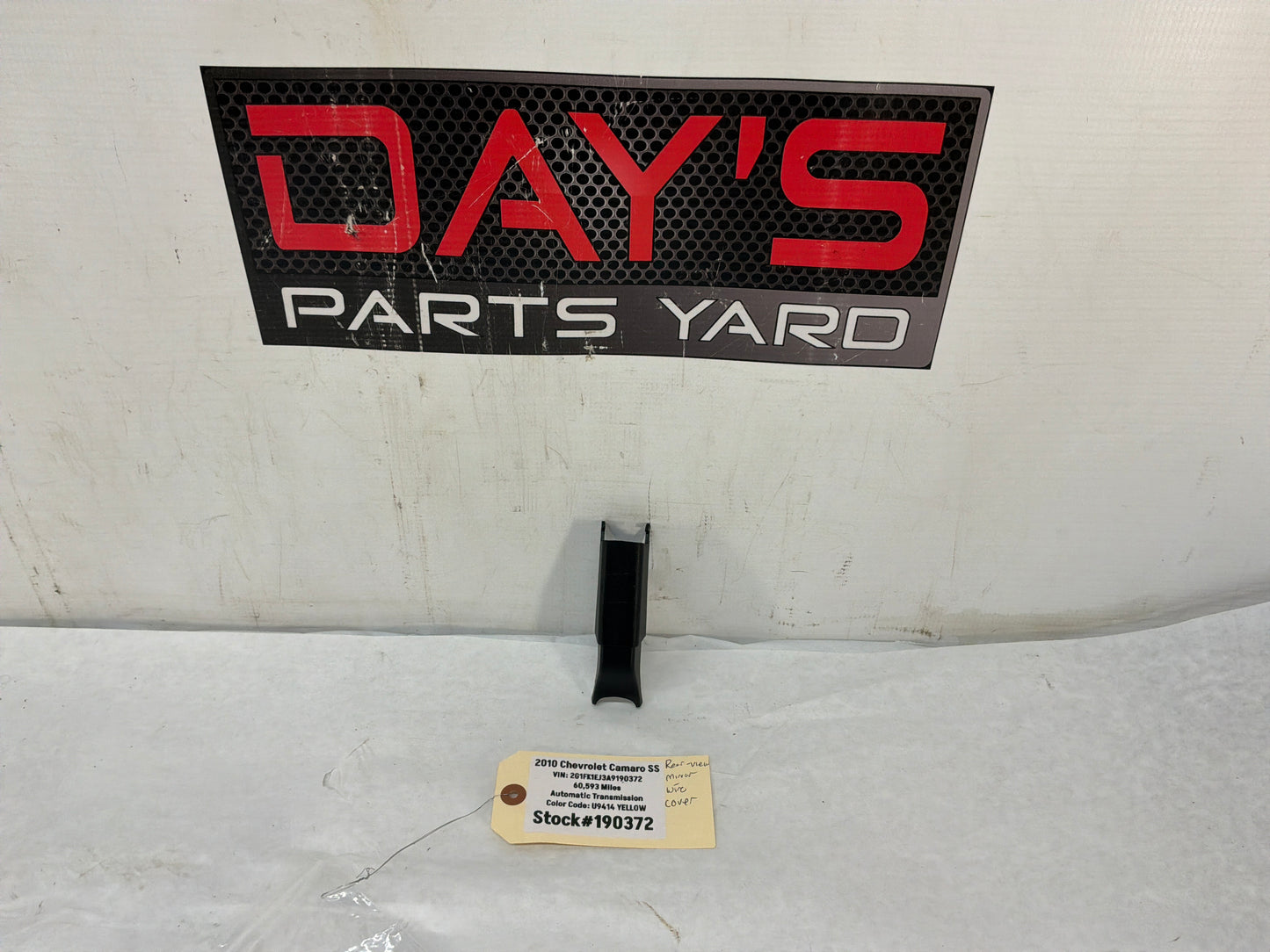 2010 Chevy Camaro SS Rearview Rear View Mirror Harness Inside Cover OEM - Day's Parts Yard
