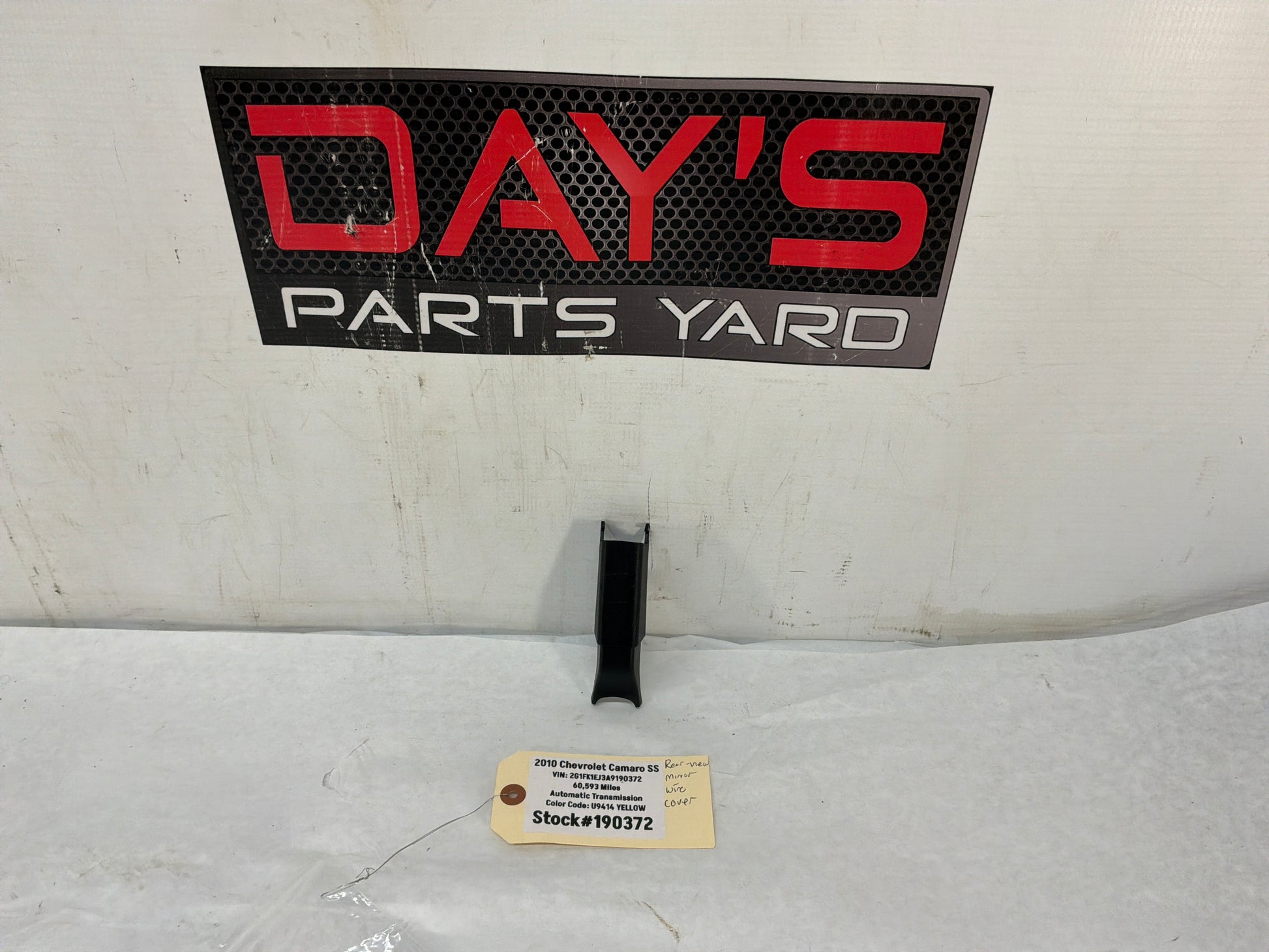2010 Chevy Camaro SS Rearview Rear View Mirror Harness Inside Cover OEM - Day's Parts Yard
