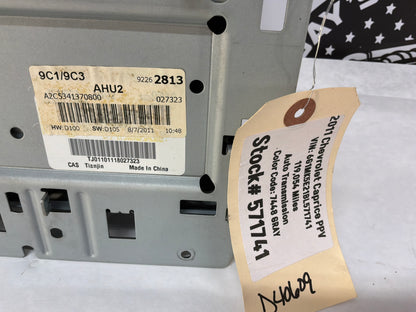 2011 Chevy Caprice PPV Radio Stereo Receiver Unit OEM