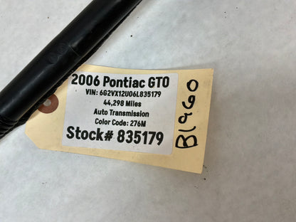 2006 Pontiac GTO Fuel Gas Tank Pump Wire Wiring Harness EVAP Hose Line Tube Pipe OEM