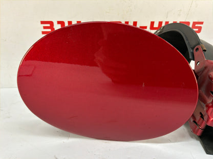 2002 Chevy C5 Corvette Complete Fuel Gas Door Lid Cover Assembly Red OEM