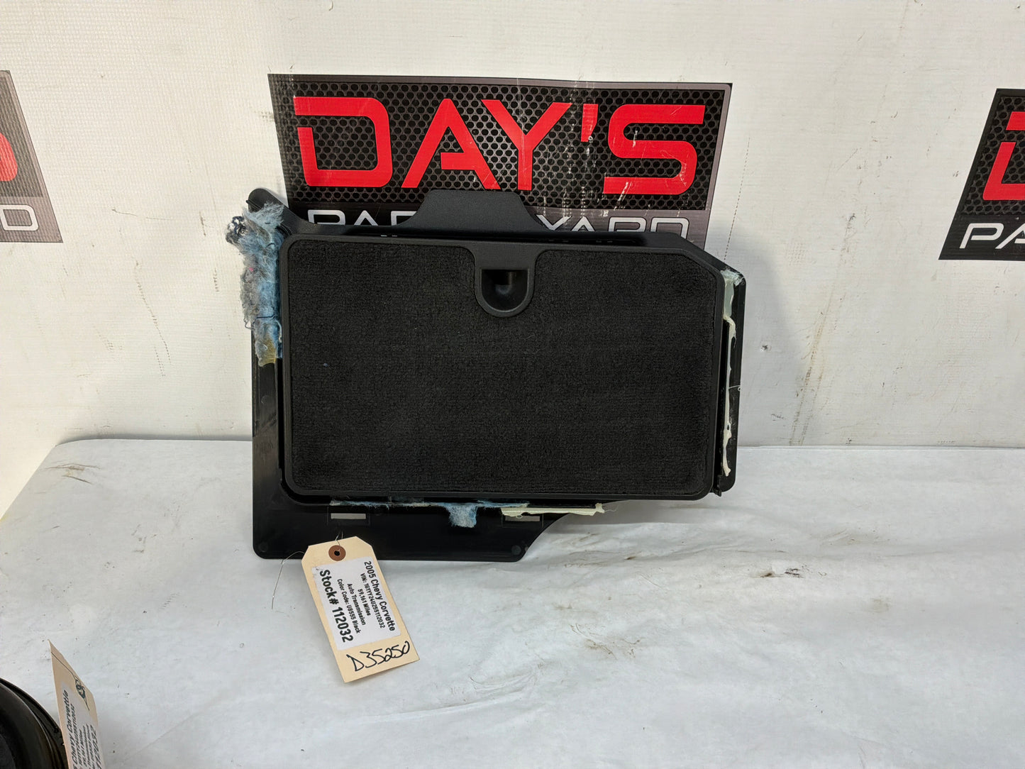 2005 Chevy C6 Corvette Rear Cargo LH Driver Trunk Storage Compartment Lid Door OEM - Day's Parts Yard