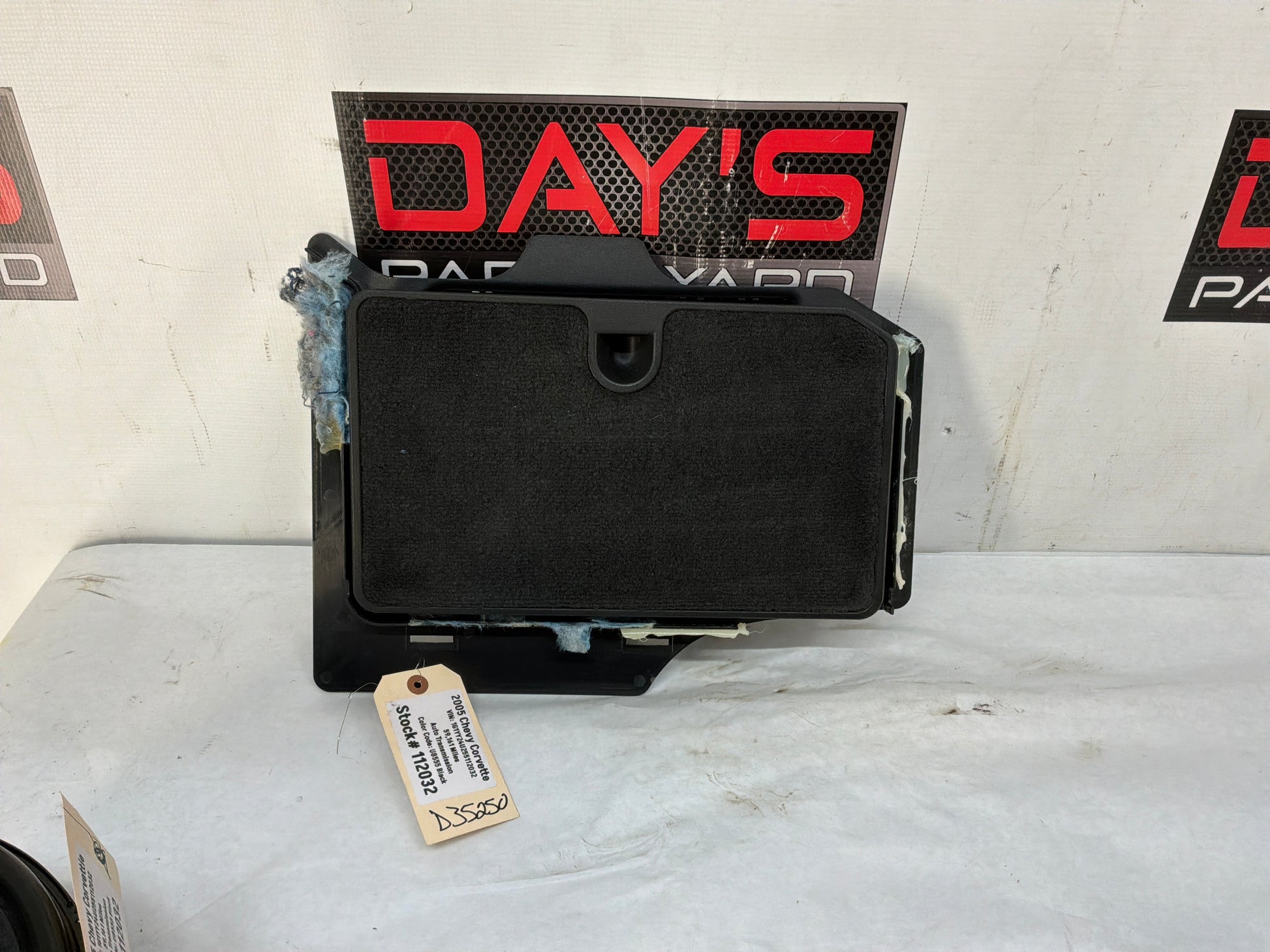 2005 Chevy C6 Corvette Rear Cargo LH Driver Trunk Storage Compartment Lid Door OEM - Day's Parts Yard