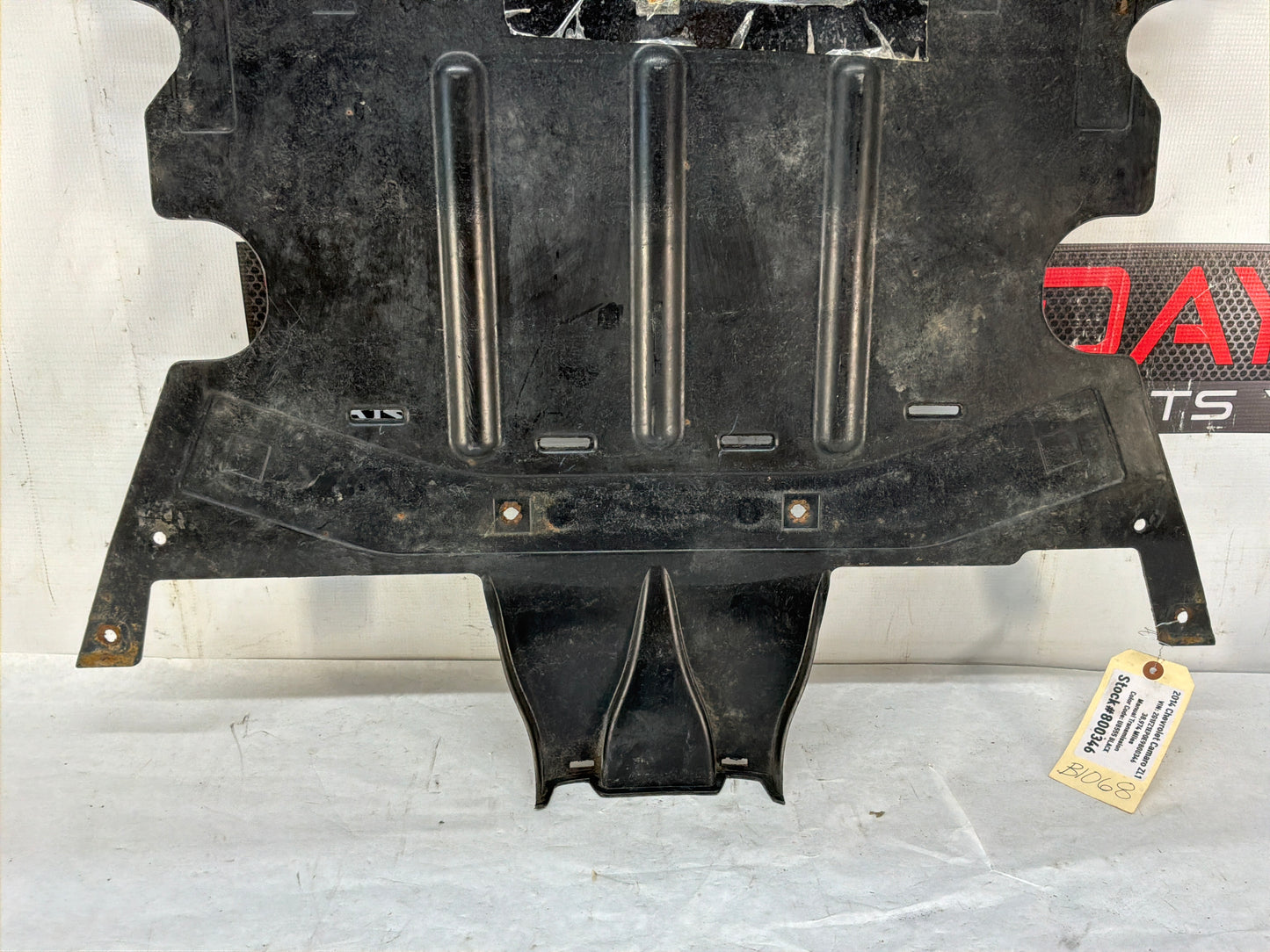 2014 Chevy Camaro ZL1 Front Bumper Lower Under Body Extension Air Dam Deflector Panel OEM