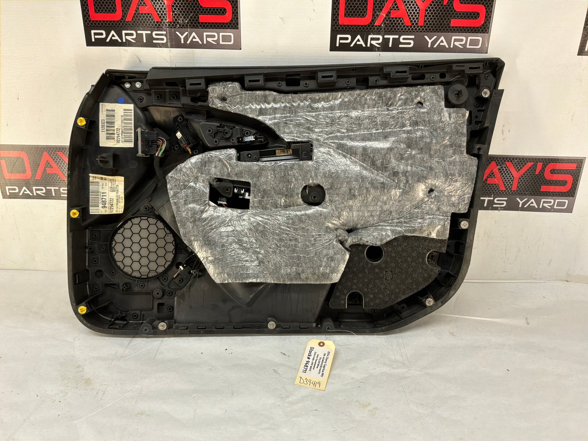 2014 Chevy Caprice PPV LH Driver Front Interior Door Panel OEM - Day's Parts Yard