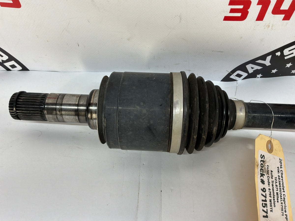 2014 Chevy Caprice PPV LH Driver Rear CV Axle Half Shaft OEM