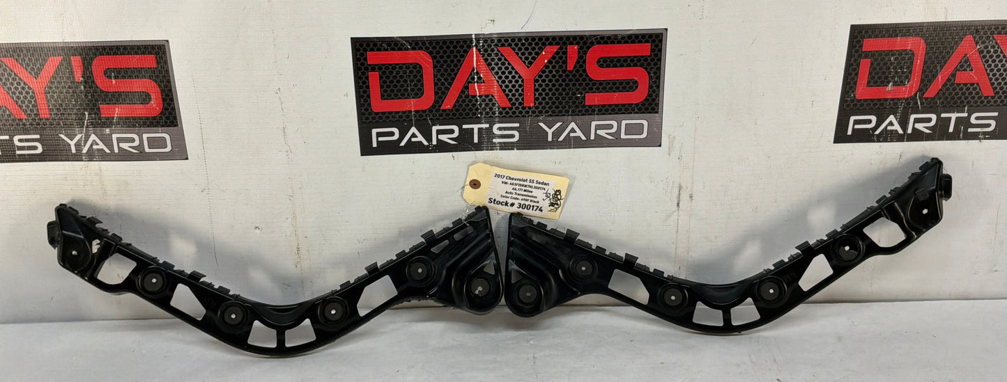 2017 Chevy SS Sedan Rear Bumper Support Brackets Braces Mounts RH & LH OEM