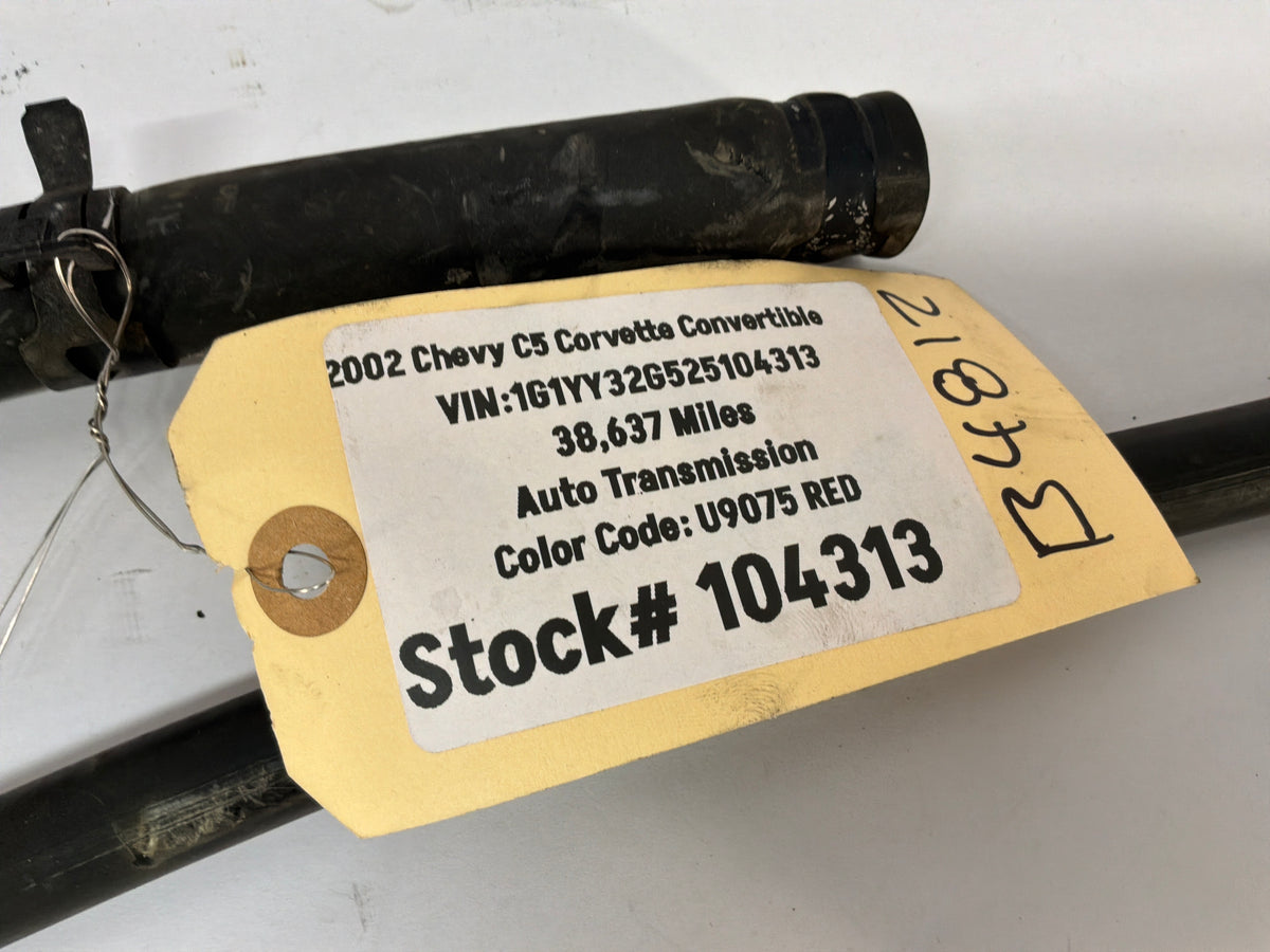 2002 Chevy C5 Corvette Convertible Heater Coolant Water Hoses Lines OEM