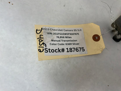 2015 Chevrolet Camaro SS 1LE Heater Core Hoses Lines Tubes OEM