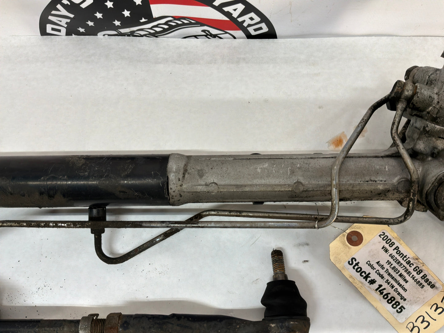 2008 Pontiac G8 Base Steering Rack and Pinion OEM