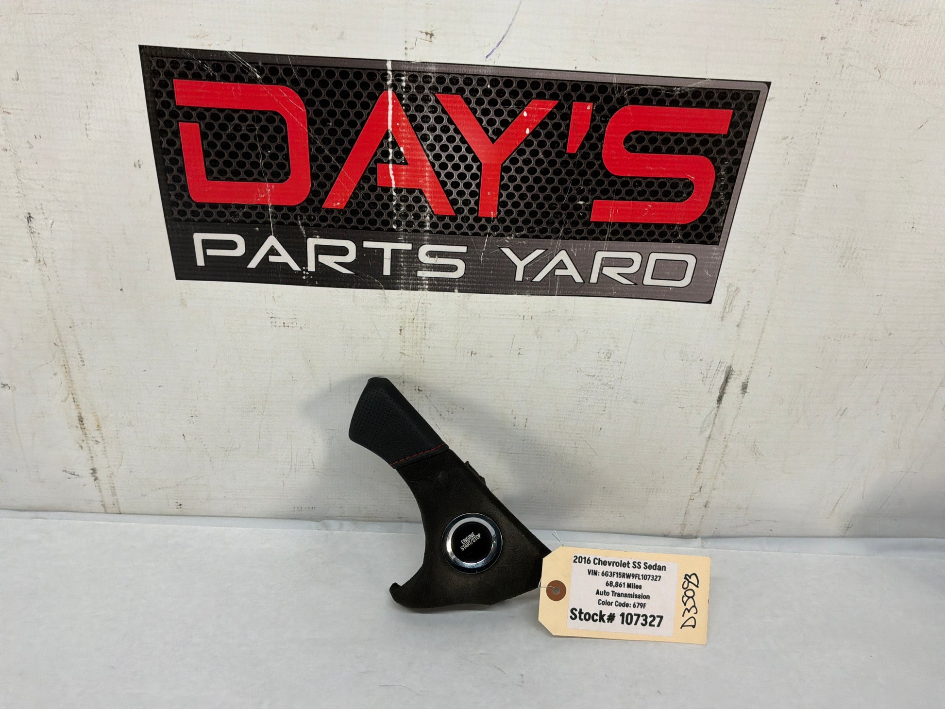 Start button - Day's Parts Yard