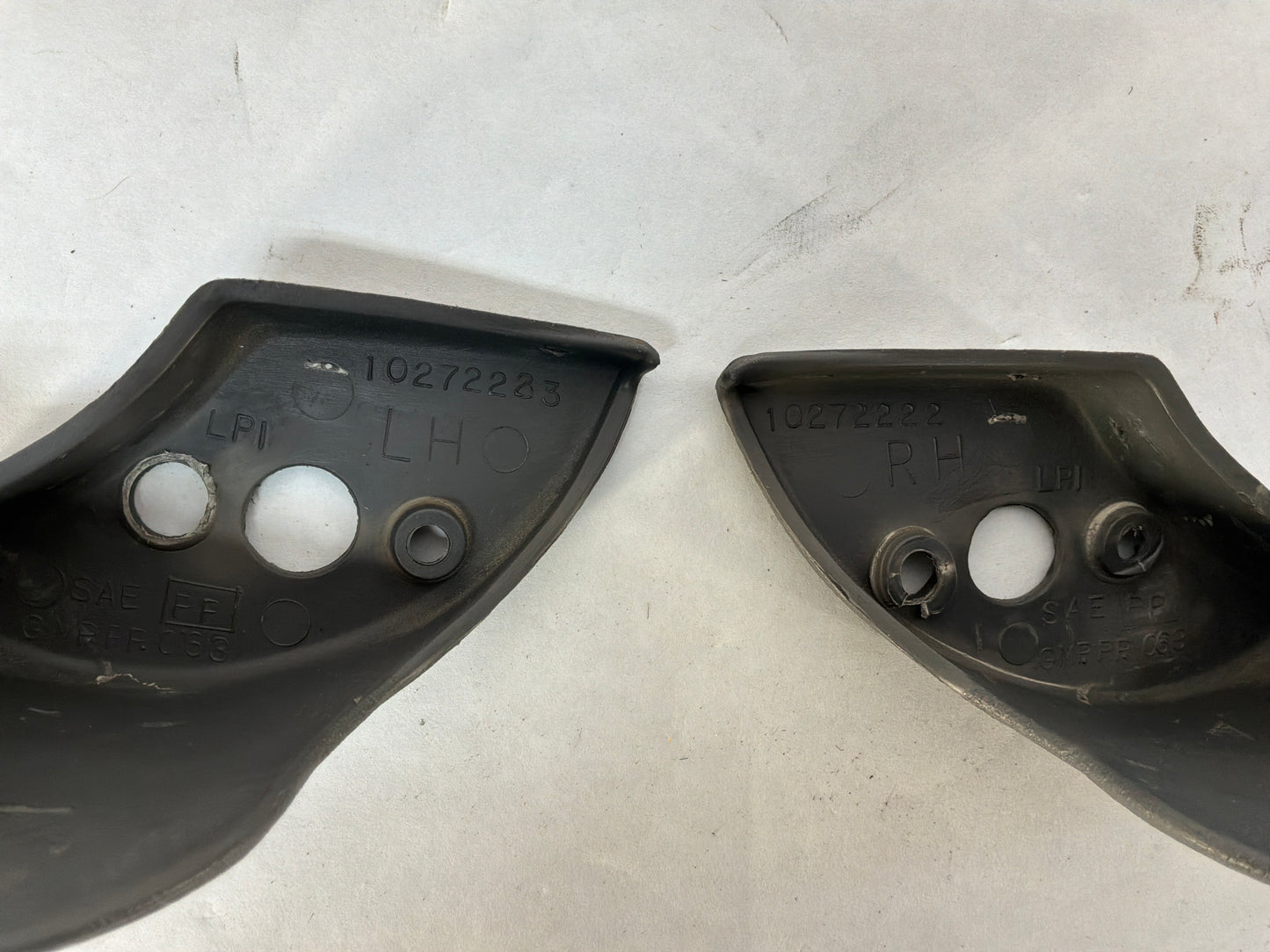 1999 Pontiac Firebird Trans Am Formula WS6 RH & LH Top Trim Cover End Cap Corner OEM