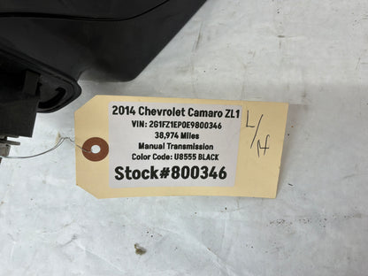 2014 Chevy Camaro ZL1 LH Driver Exterior Outside Mirror Black OEM