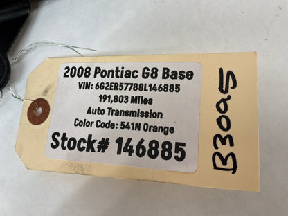 2008 Pontiac G8 Base Coolant Recovery Reservoir Overflow Tank Bottle OEM