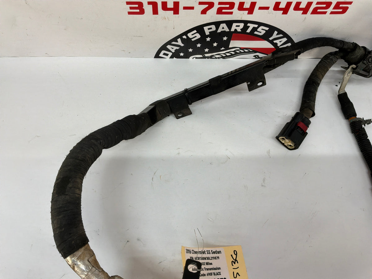 2016 Chevy SS Sedan Engine Battery Starter Altenator Positive Cable Wire Wiring Harness OEM