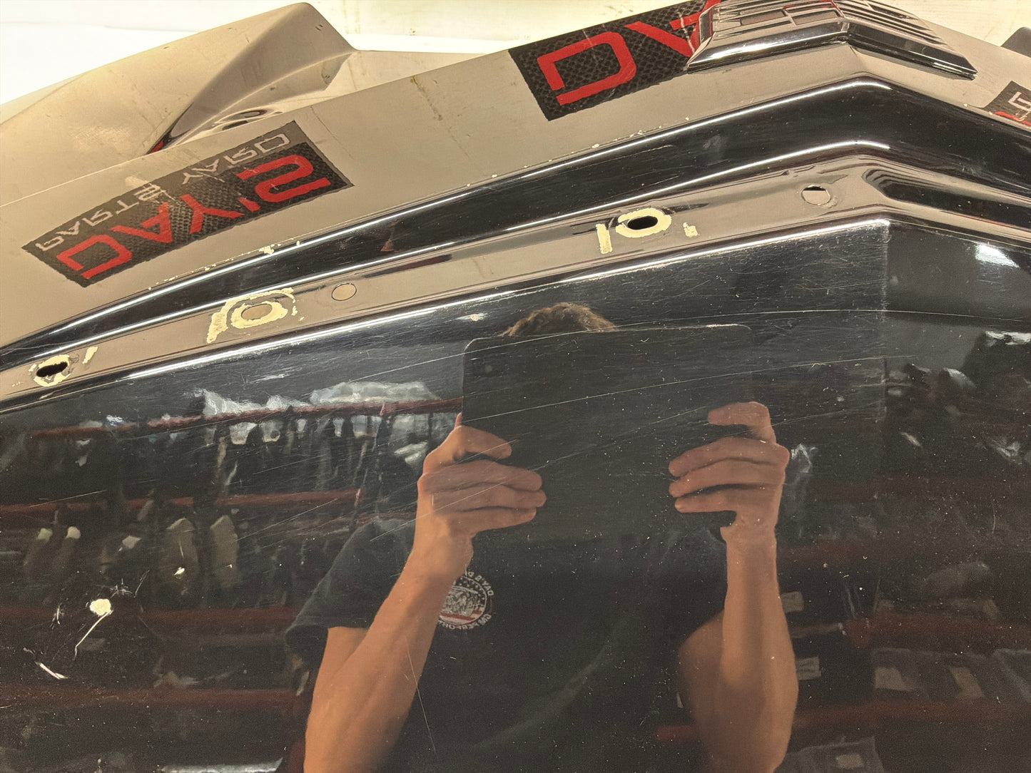 2011 Cadillac CTS-V Coupe Trunk Deck Lid Black OEM