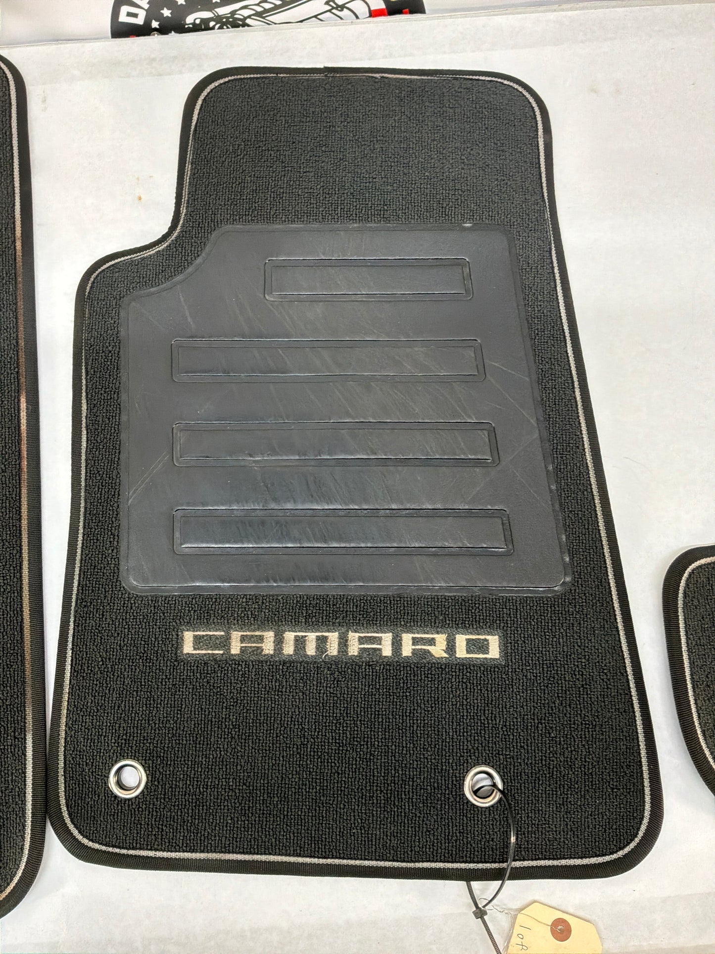 2013 Chevy Camaro 1LE Embordered Floor Mats Front and Rear