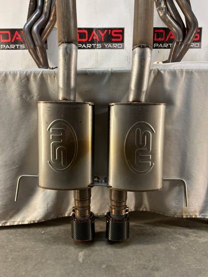 2011 Cadillac CTS-V Coupe Stainless Works Complete Exhaust Long Tube Header X Pipe Mufflers