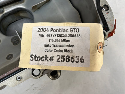 2004 Pontiac GTO Oil Pan Assembly Pick Up Tube Windage Tray OEM