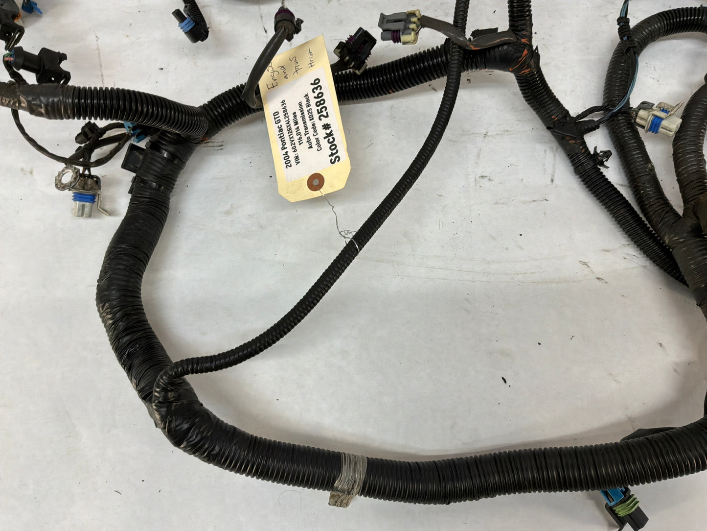 2004 Pontiac GTO Engine Motor Automatic Transmission Wire Wiring Harness OEM