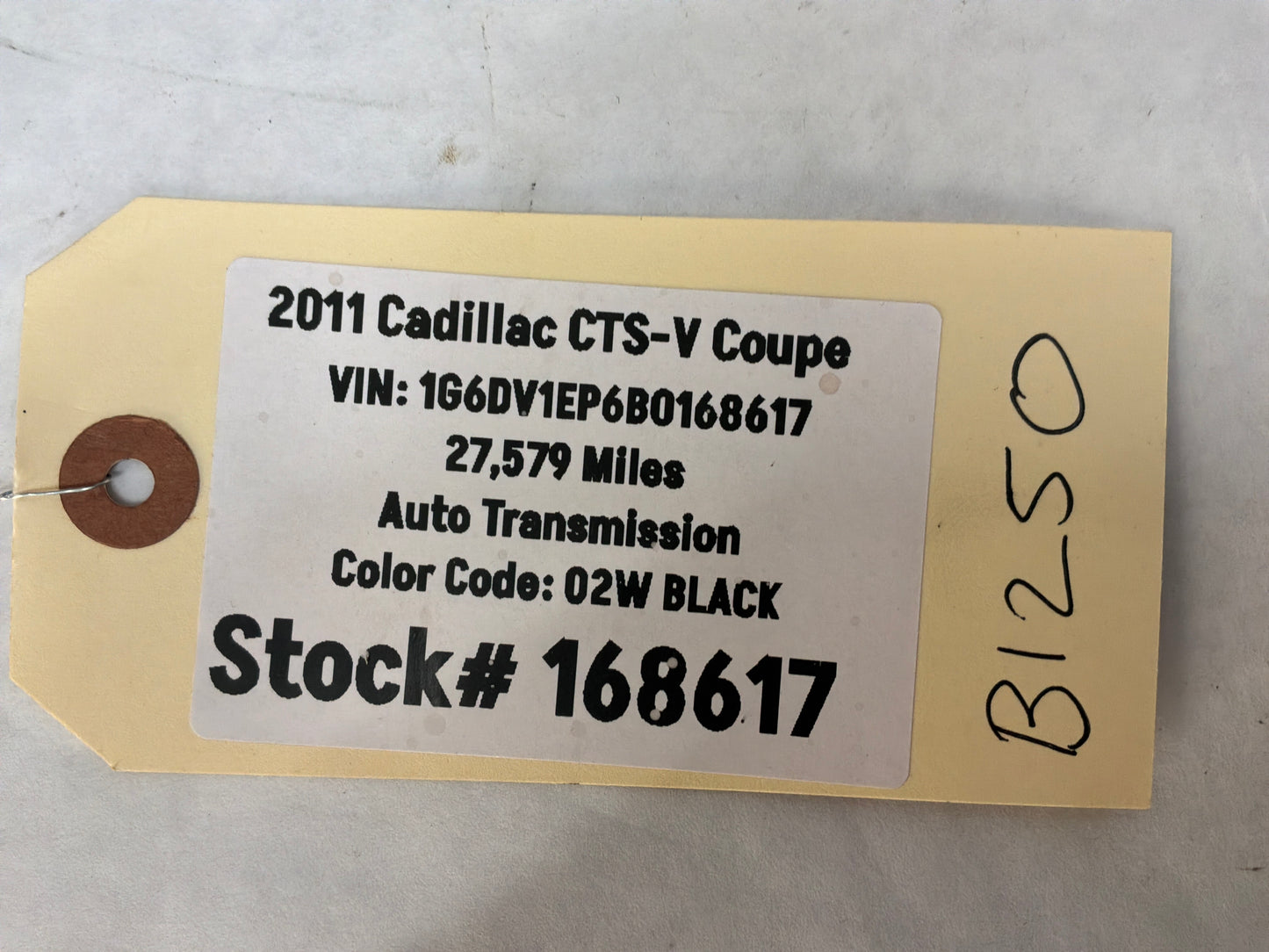 2011 Cadillac CTS-V Coupe Rear Bumper Carbon Fiber Valance Diffuser Aftermarket