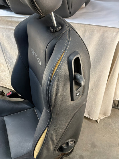 2006 Pontiac GTO Seats Front and Rears Black Leather OEM