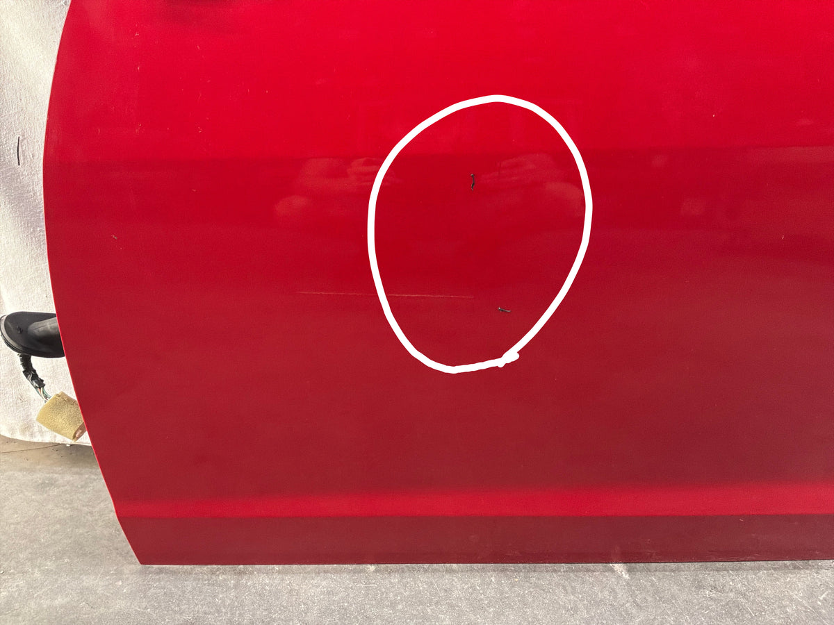 2008 Pontiac G8 GT LH Driver Front Exterior Outside Door Red OEM