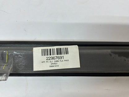 2013 Chevy Camaro ZL1 Carbon Flash Gloss Black Dash Trim Insert Molding Panel OEM