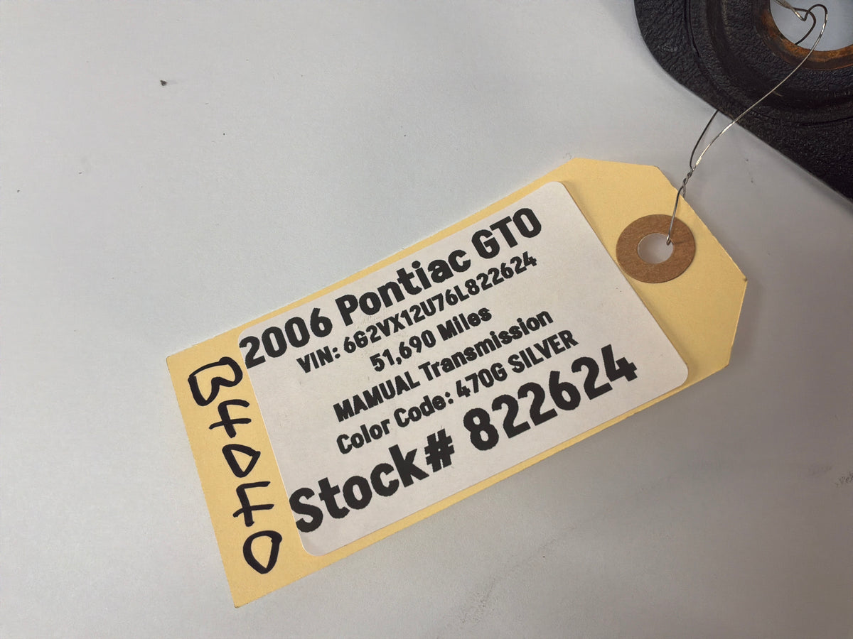 2006 Pontiac GTO LH Driver Interior Sill Carpet Retainer Trim Cover Panel OEM