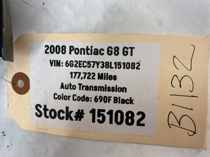 2008 Pontiac G8 GT LH Driver Rear Suspension Spindle Hub Knuckle OEM