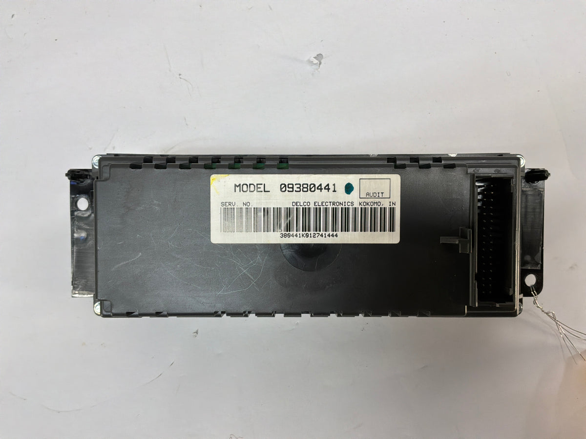 2002 Chevy C5 Corvette Dual Zone Temperature HVAC Dash Climate Control Unit Switch Panel OEM
