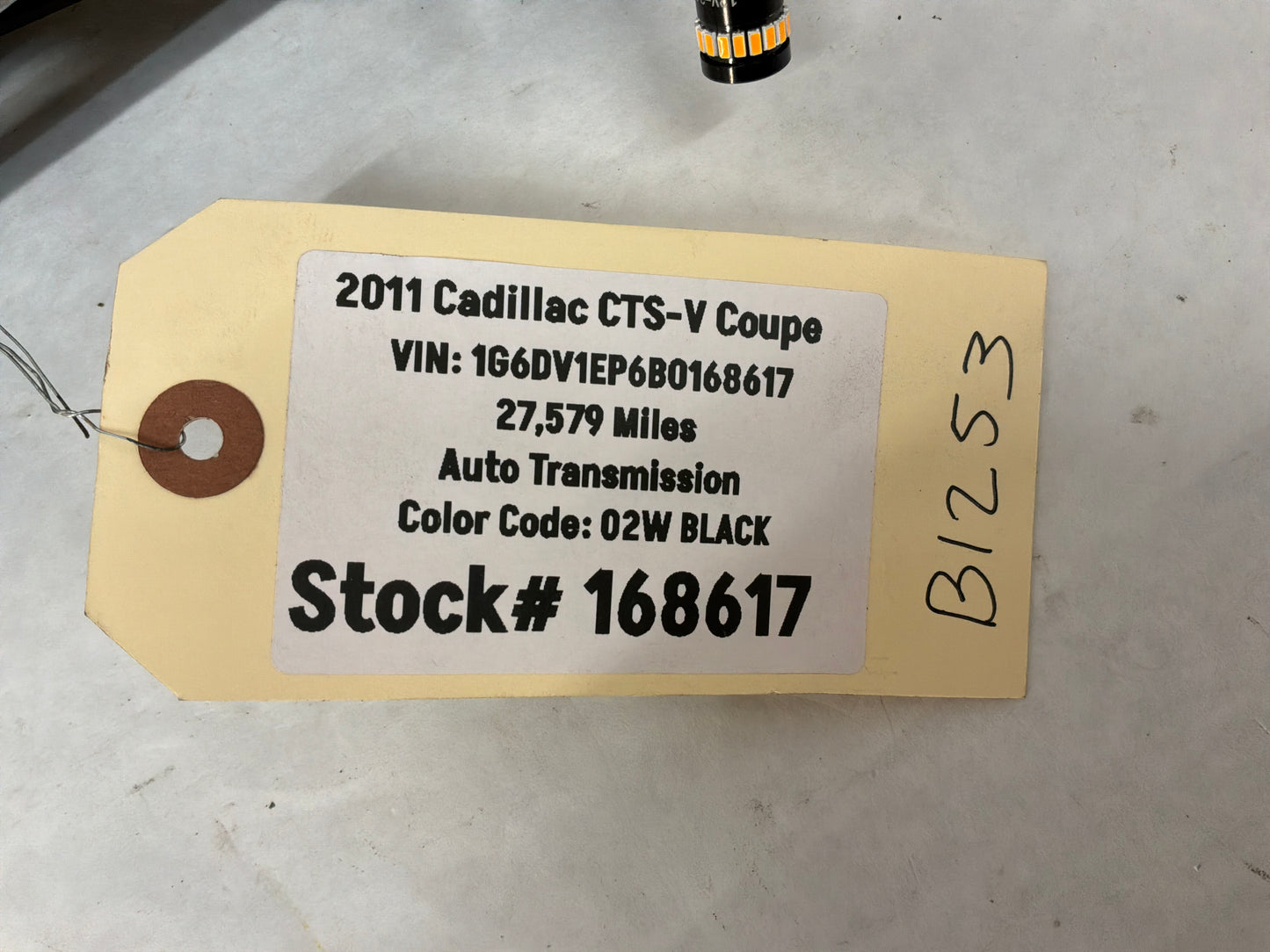 2011 Cadillac CTS-V Coupe Trunk Deck Lid Applique Insert Molding Trim Camera OEM
