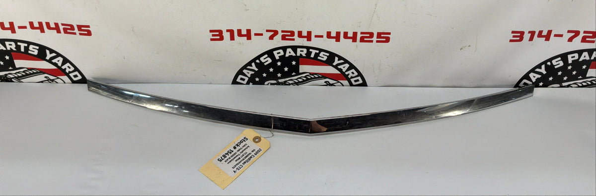 2009 Cadillac CTS-V Front Hood Trim Molding Chrome OEM