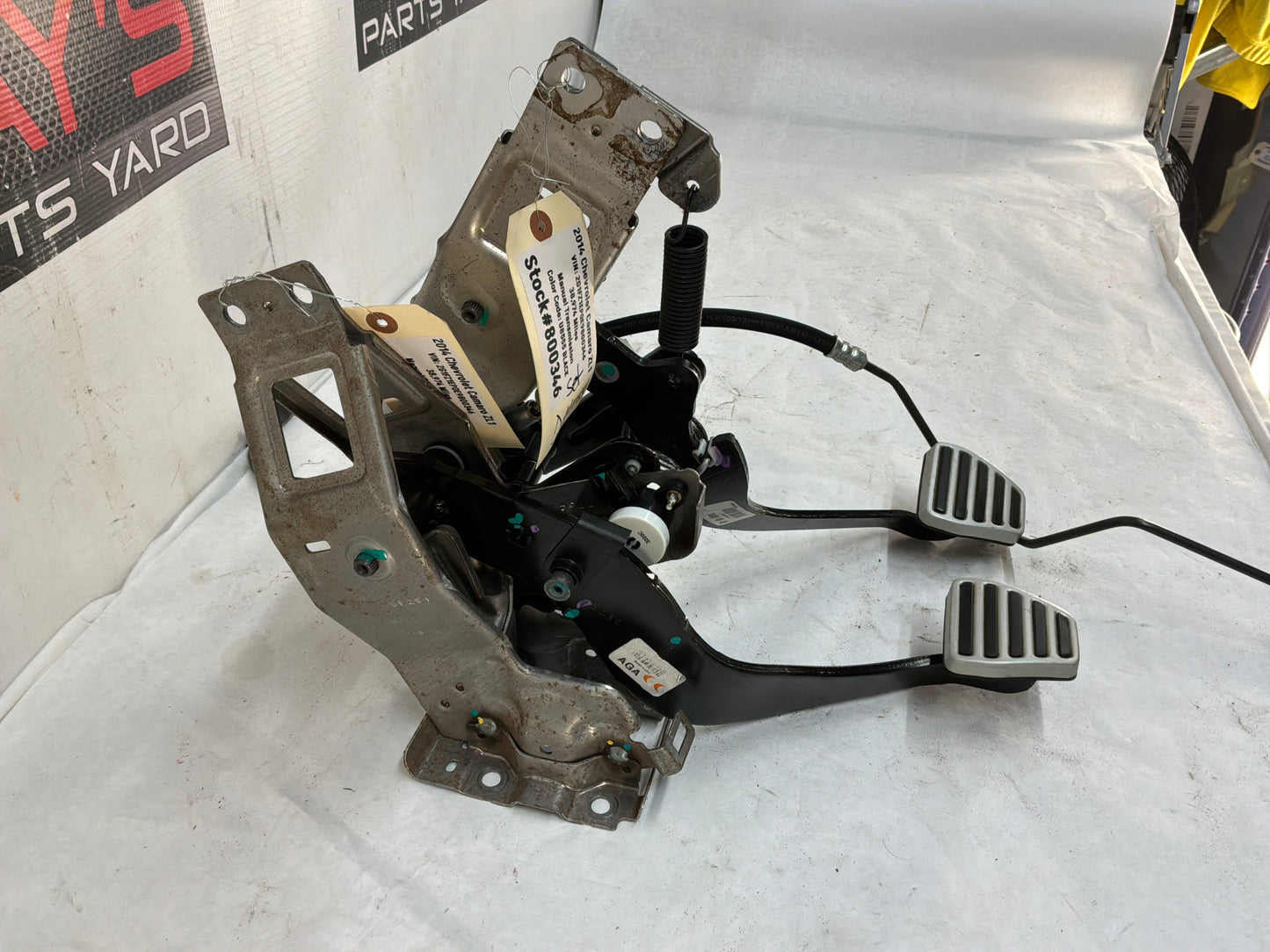 2014 Chevy Camaro ZL1 Manual Transmission Pedal Set Brake Clutch Master Cylinder Assembly OEM