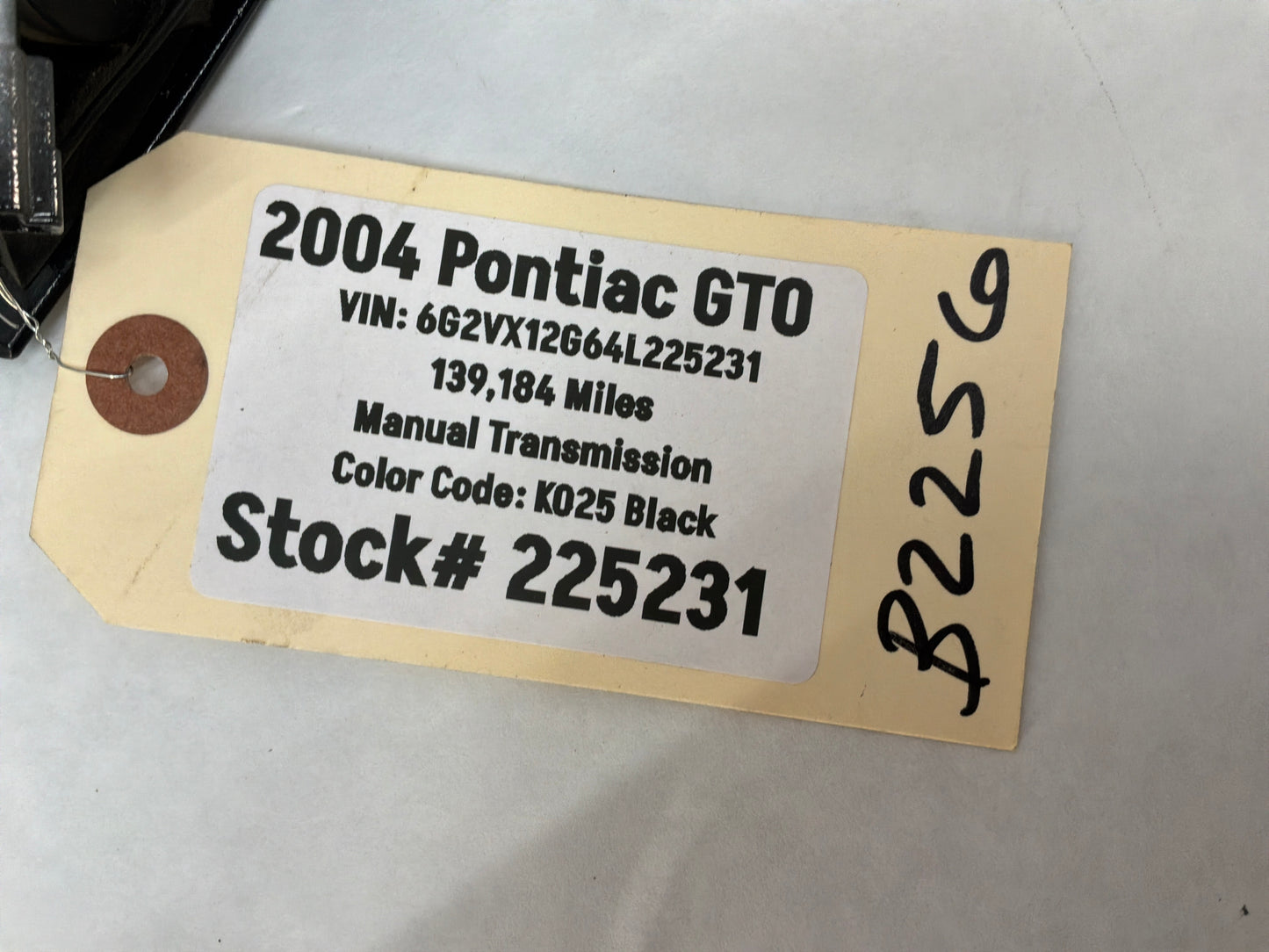 2004 Pontiac GTO LH Driver Exterior Out Side Mirror Black OEM