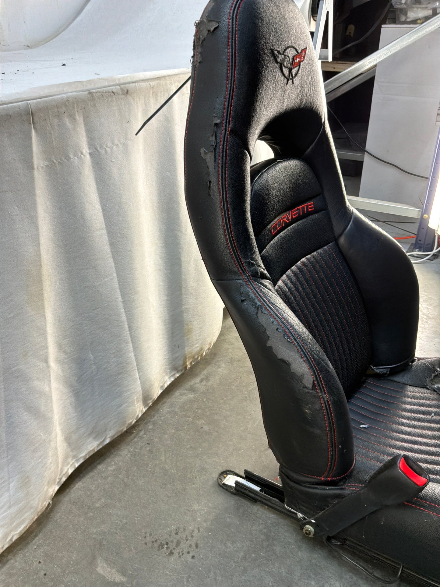 1999 Chevrolet C5 Corvette Seats Black Leather OEM