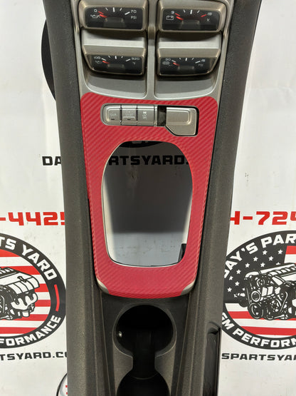 2013 Chevy Camaro ZL1 Center Console Arm Rest w/ Auxiliary Gauges OEM