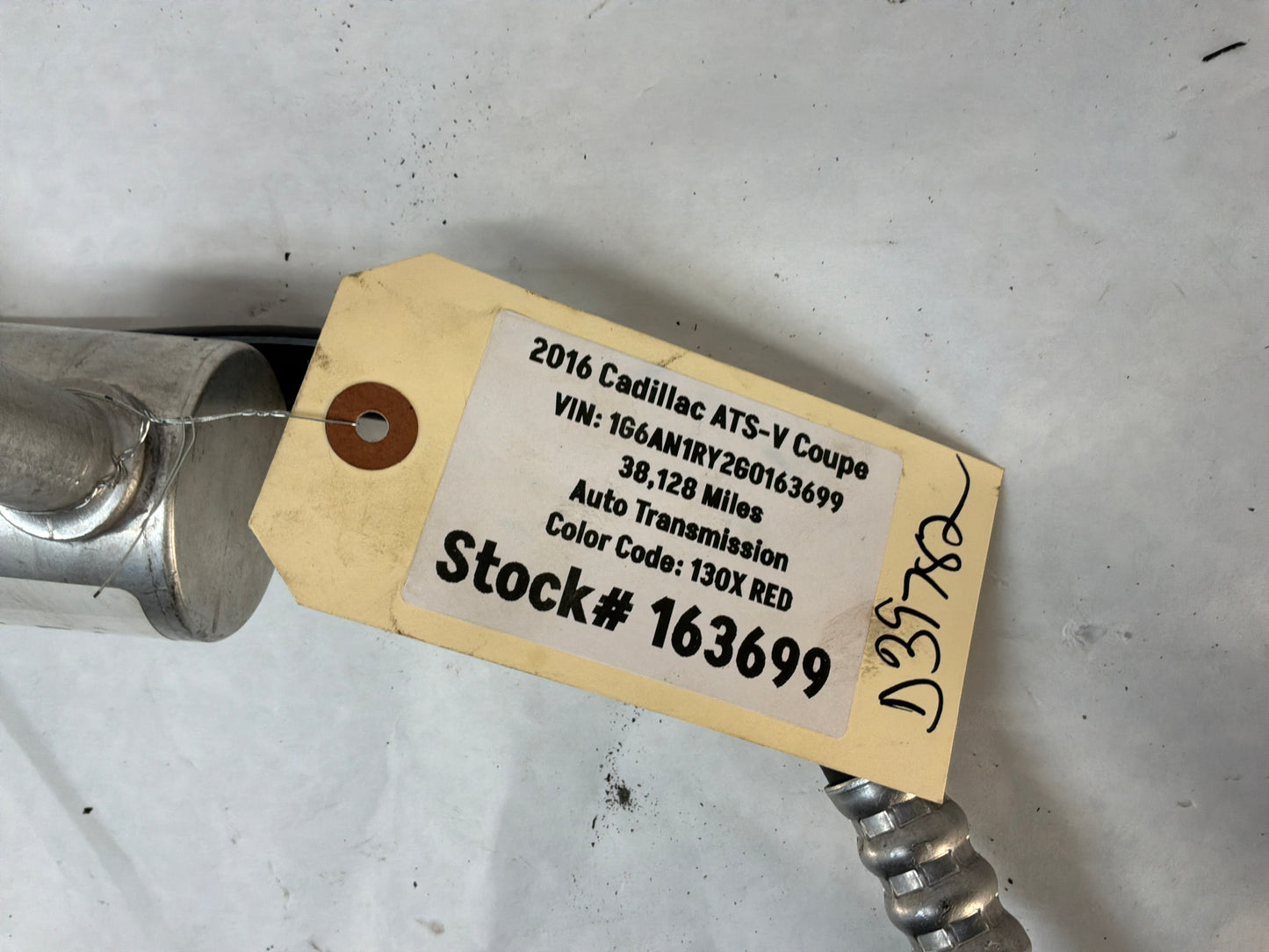 2016 Cadillac ATS-V Coupe A/C Air Conditioner Refrigerant Hose Line Tube Pipe OEM