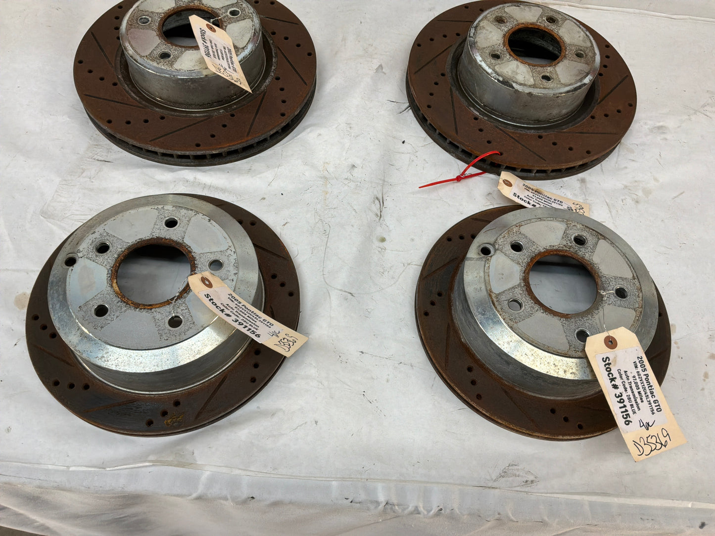 Front and rear rotors - Day's Parts Yard