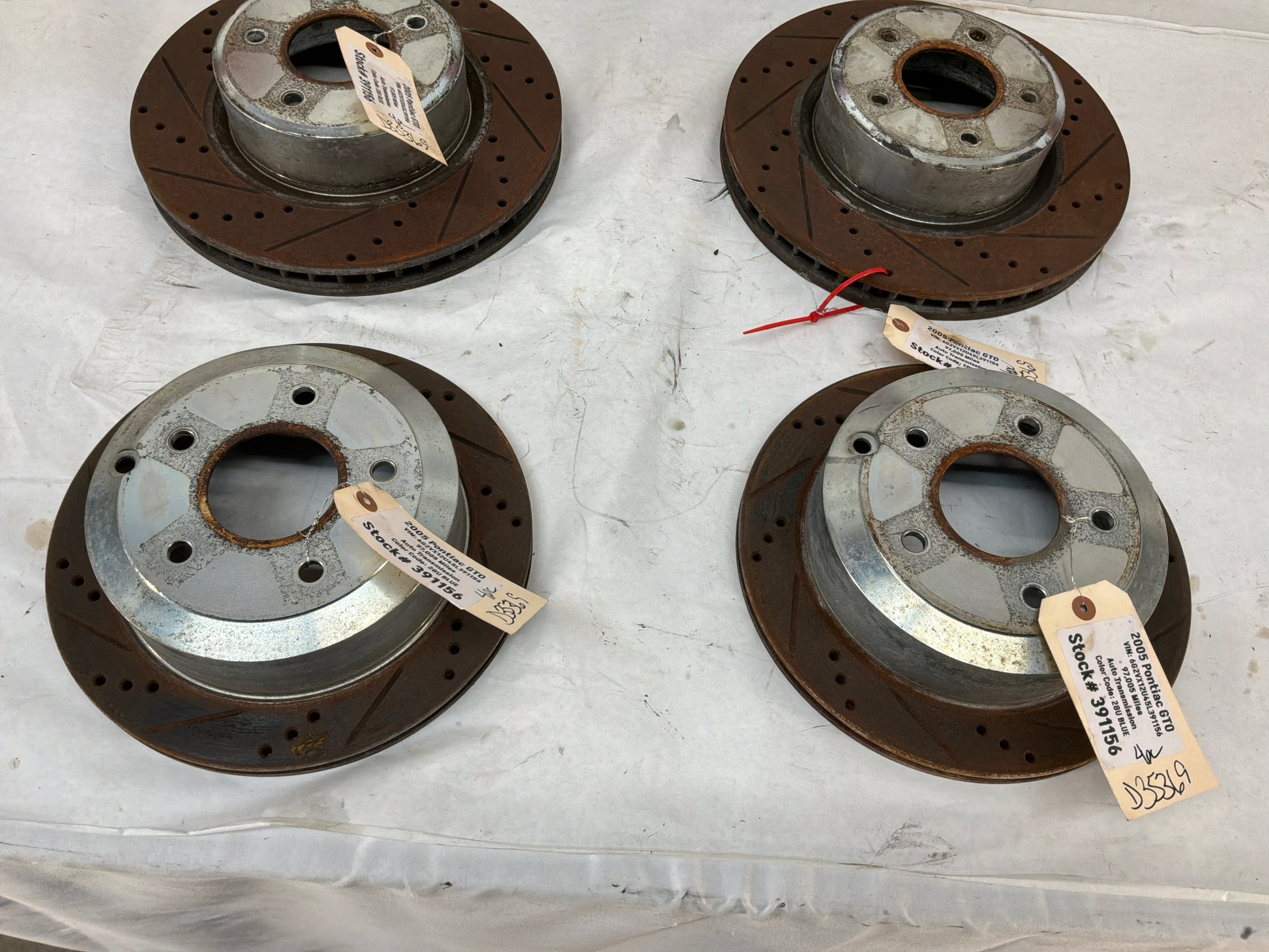 Front and rear rotors - Day's Parts Yard