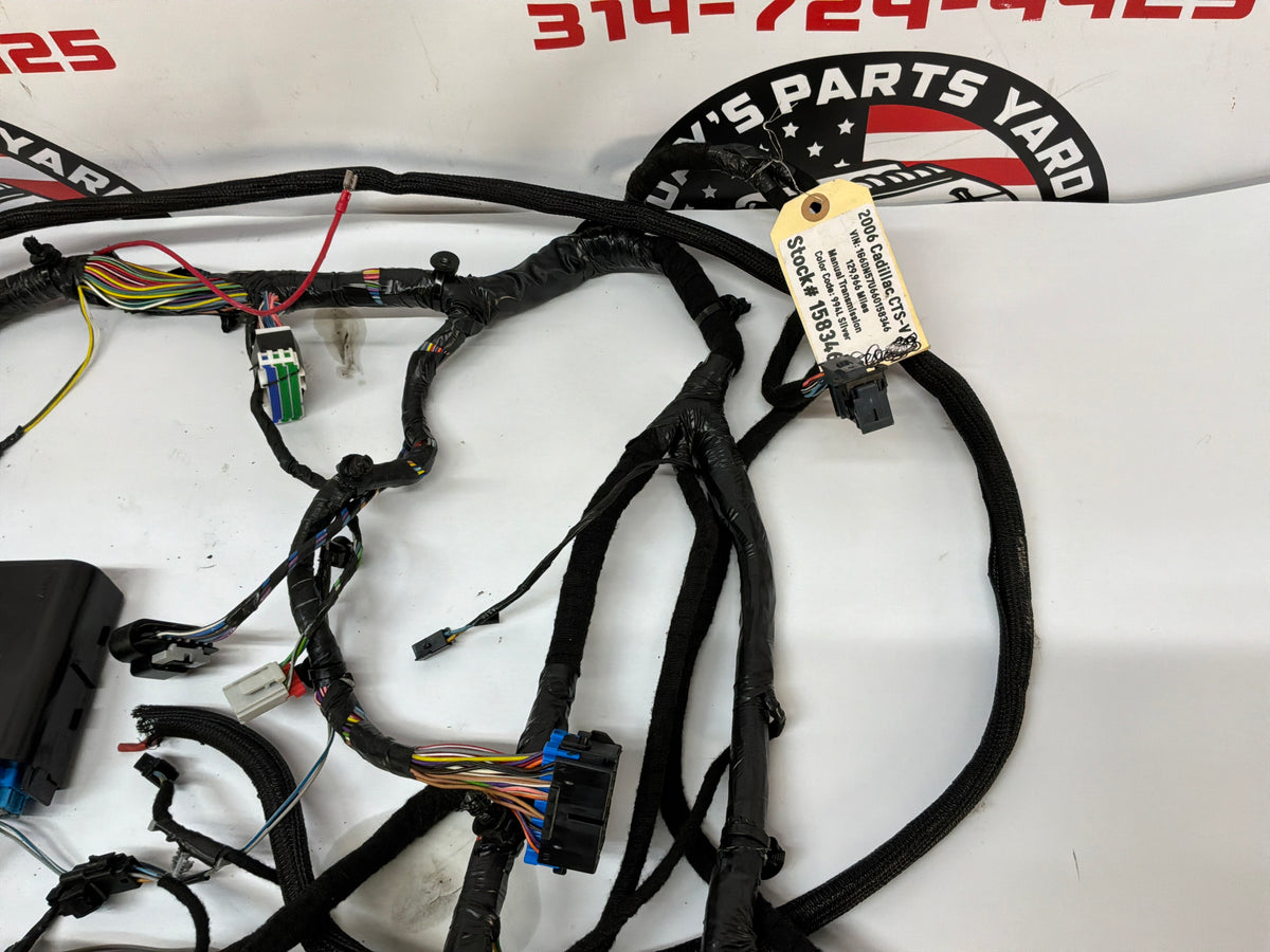 2006 Cadillac CTS-V Dashboard Instrument Panel Wire Wiring Harness Assembly OEM
