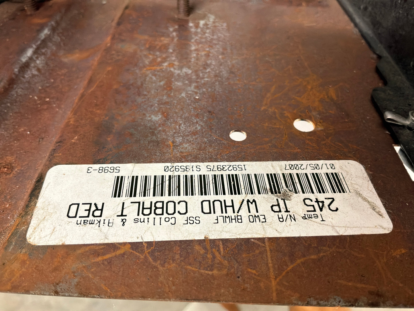 2007 Chevy C6 Corvette Convertible Dash Pad Board Instrument Panel OEM