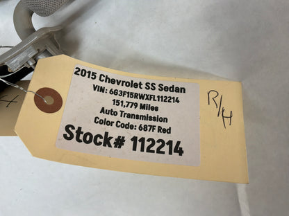 2015 Chevy SS Sedan RH & LH Sun Visor Sunvisor Shade OEM