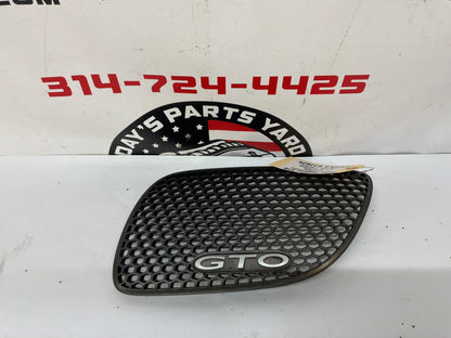 2006 Pontiac GTO LH Driver Front Kidney Grille OEM