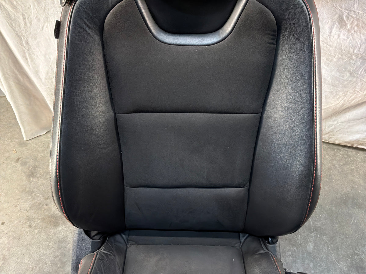 2013 Chevy Camaro ZL1 Seats Black Leather Suede Alcantara Front and Rear OEM