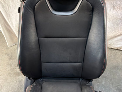 2013 Chevy Camaro ZL1 Seats Black Leather Suede Alcantara Front and Rear OEM