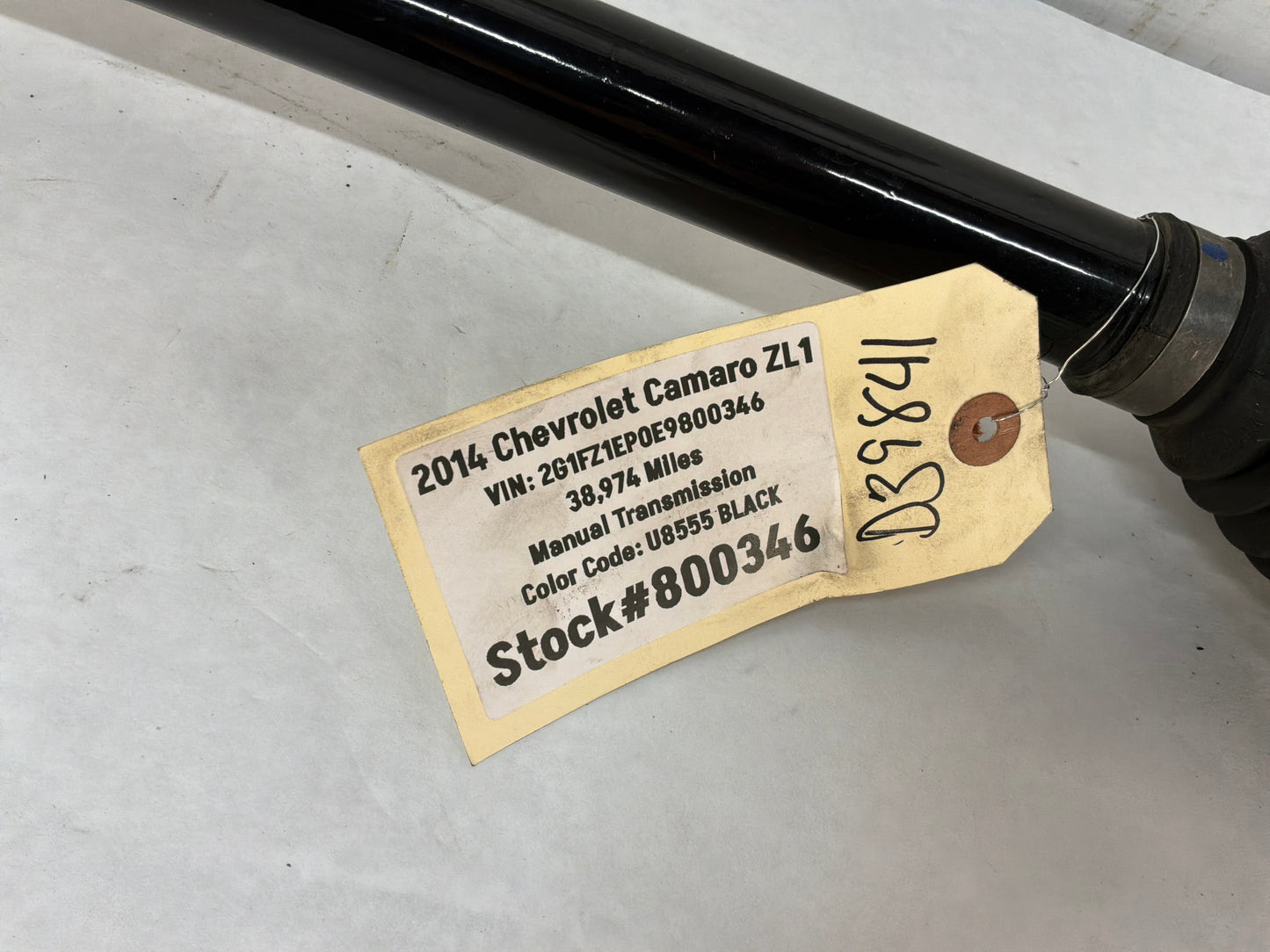 2010-2015 Chevy Camaro SS LH Driver CV Axle Shaft Assembly OEM