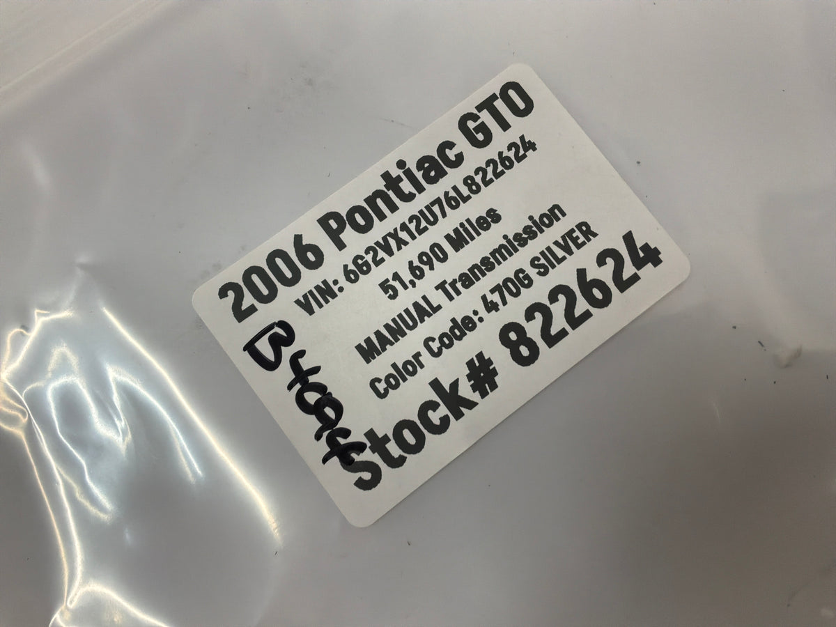 2006 Pontiac GTO O2 Wire Extensions OEM