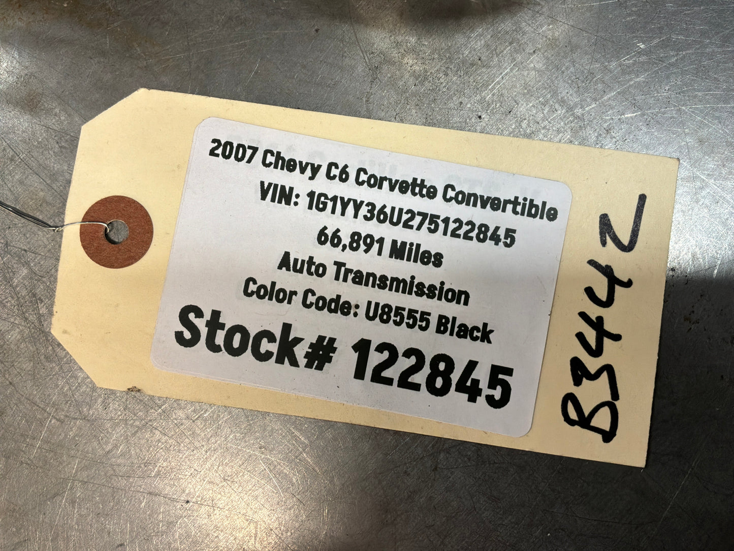 2007 Chevy C6 Corvette Convertible Floor Carpet OEM